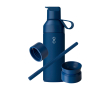 Bottle with modular lid system, 3 caps, 500ml, Ocean Bottle colour navy-blue