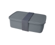 Recycled plastic lunchbox for businesses, 800 ml colour dark grey