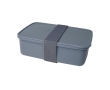 Recycled plastic lunchbox for businesses, 800 ml colour blue gray