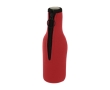 Colourful neoprene insulated sleeve with zip colour red