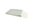 Soft summer blanket with patterned design, 170 g/m² colour green