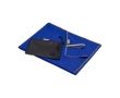 Ultralight gym towel made of polyester and nylon, 200 g/m² colour royal blue