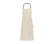 Recycled cotton apron with colored neck strap, 200 g/m² colour pastel green