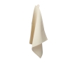 Recycled cotton kitchen towel with colored loop, 200 g/m² colour ivory