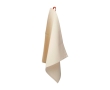 Recycled cotton kitchen towel with colored loop, 200 g/m² colour salmon
