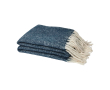 Extra-soft warm blanket, recycled polyester, 125 x 150 cm colour dark blue