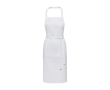 Recycled materials apron with two pockets, 240 g/m² colour white