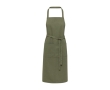 Recycled materials apron with two pockets, 240 g/m² colour green
