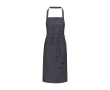 Recycled cotton denim-style apron with pockets, 320 g/m² colour denim blue