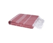 Hammam-style lightweight and absorbent cotton towel, 150 g/m² colour red