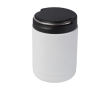 Recycled stainless steel thermal lunch box with handle, 500 ml colour white