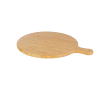Bamboo chopping board, coloured strap handle colour natural