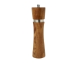 Ceramic pepper or salt grinder with wooden layer colour wood