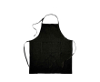 Handwoven recycled cotton apron for events Originalhome colour black