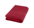 Cotton hand towel with your logo, 50x100cm, 450 g/m² colour red