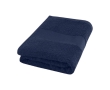 Cotton hand towel with your logo, 50x100cm, 450 g/m² colour navy-blue