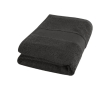 Cotton hand towel with your logo, 50x100cm, 450 g/m² colour dark grey