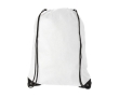 Non-woven drawstring backpack 80 g/m² colour white