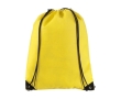 Non-woven drawstring backpack 80 g/m² colour yellow