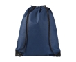 Non-woven drawstring backpack 80 g/m² colour navy-blue