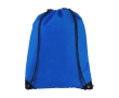 Non-woven drawstring backpack 80 g/m² colour royal blue