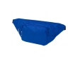 Adjustable polyester waist bag with two compartments colour royal blue