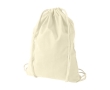 Cotton drawstring backpack, 100 g/m² colour natural