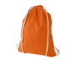 Cotton drawstring backpack, 100 g/m² colour orange