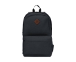 Laptop backpack with securing flap, 15'' colour black