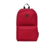 Laptop backpack with securing flap, 15'' colour red