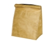 Large retro-style thermal bag for up to 12 cans colour brown