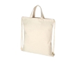 Drawstring bag made from recycled materials, 210 g/m² colour natural