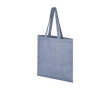 Cotton and recycled polyester bag, 210 g/m² colour blue