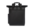 Modern waterproof backpack for 15'' laptop colour black