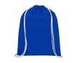 Cotton drawstring backpack, resistant to 5 kg, 140 g/m² colour royal blue