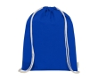 Organic cotton drawstring backpack, 140 g/m² colour royal blue