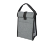 Recycled insulated bag for 4 cans with flap closure colour grey
