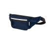Recycled bum bag with two pockets colour navy-blue