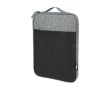 Recycled laptop sleeve with pocket, 14\" colour black