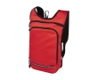 Water-repellent outdoor backpack colour red