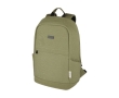 Anti-theft recycled material backpack for laptops with pockets, 15.6'' colour green