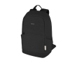 Anti-theft recycled material backpack for laptops with pockets, 15.6'' colour black