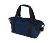 Recycled cotton sports bag with trolley strap colour navy-blue