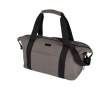 Recycled cotton sports bag with trolley strap colour grey