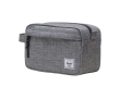 Recycled Herschel Chapter toiletry bag with front pocket and handle colour grey