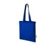 Recycled cotton GRS bag with long handles, 140 g/m² colour royal blue