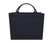 Durable recycled cotton shopping bag, 500 g/m² colour navy-blue