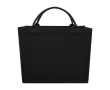 Durable recycled cotton shopping bag, 500 g/m² colour black