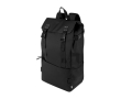 Large-capacity backpack made of 900D recycled polyester with straps colour black