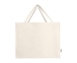 Recycled cotton bag with a large main compartment, 220 g/m² colour natural